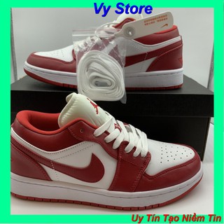 Giày jordan thấp đỏ trắng