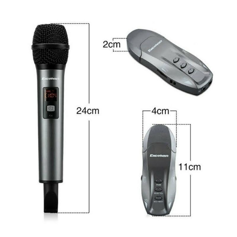 Micro Karaoke không dây Excelvan K18V