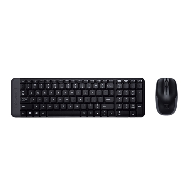 Bộ Bàn Phím Và Chuột Logitech MK220 Không Dây - Hàng chính hãng