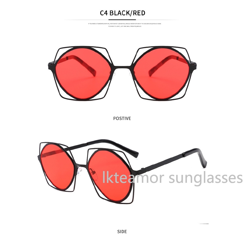 Kính mát gọng kim loại thiết kế cổ điển cho nam và nữ