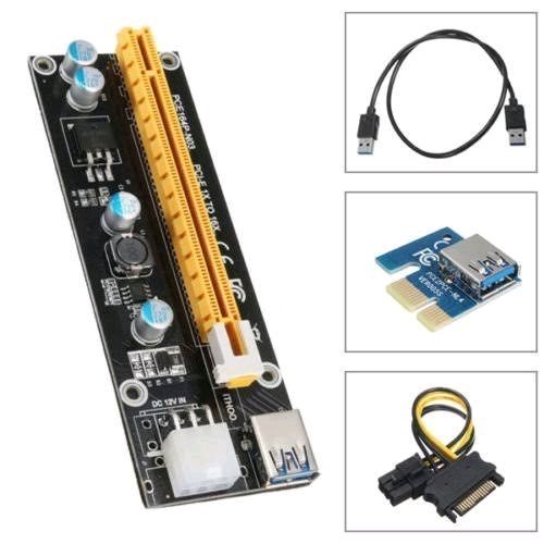 Card Chuyển Đổi Pci-E Pci 1x Sang 16x Vga Usb 3.0 Chất Lượng Cao