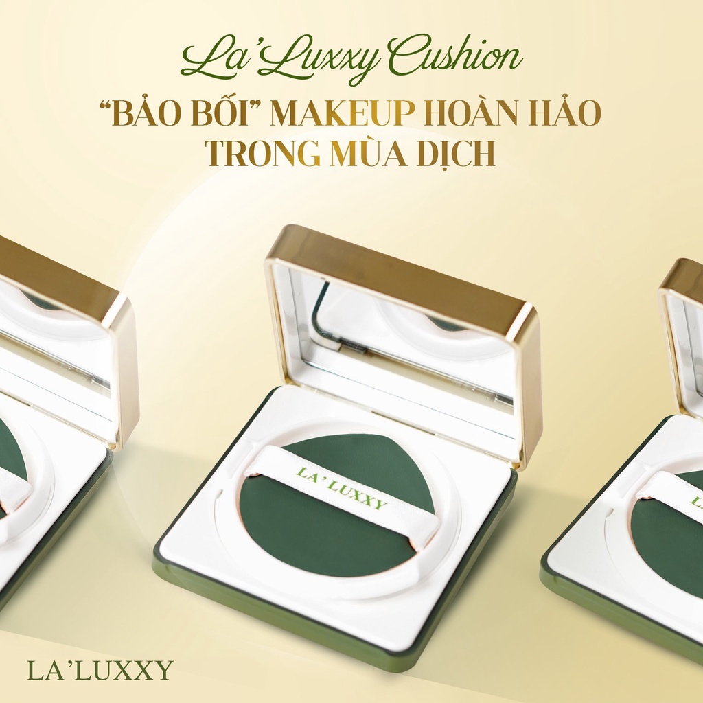 Phấn Nhung La'luxxy Cushion của Dr.lacir Quynhanhspa20 Bền màu và không gây bí , lâu trôi ,giúp da căng bóng