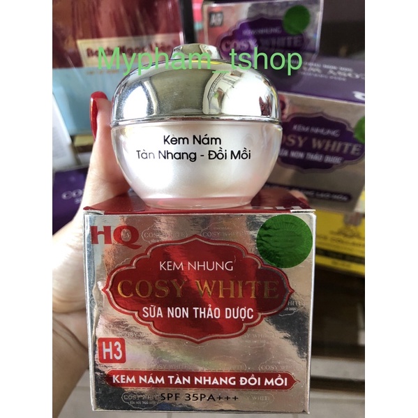 Kem Nhung Sữa Non Thảo Dược Cosy White Ngăn Ngừa Lão Hoá ,Nám Tàn Nhang Đồi Mồi H3 18gr
