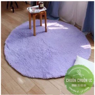 THẢM LÔNG TRÒN 80*80cm (SẴN SẴN)