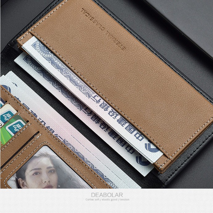 Ví Cầm Tay Nam Nữ- Bóp Nam Nữ Unisex Cao Cấp- Ví Dài - Bóp  Đứng Dài