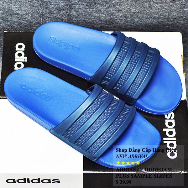 Dép Adidas Plus Mono Cloudfoam màu đen 2019