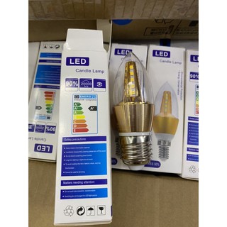Bóng led nến e27 5w - ánh sáng vàng