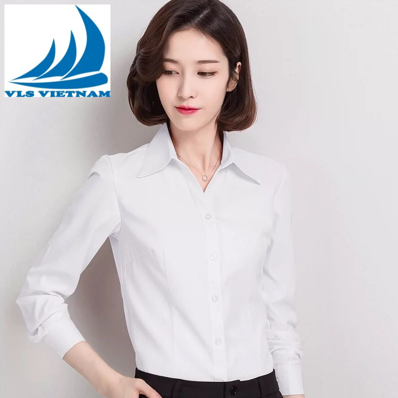 Áo Sơmi Trắng Đồng Phục Học Sinh Cổ Đức Thanh Lịch