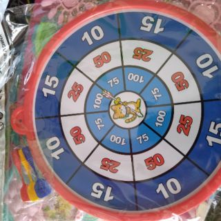 Bộ phi tiêu kèm 3 phi tiêu nam châm cho bé tập chơi. An toàn