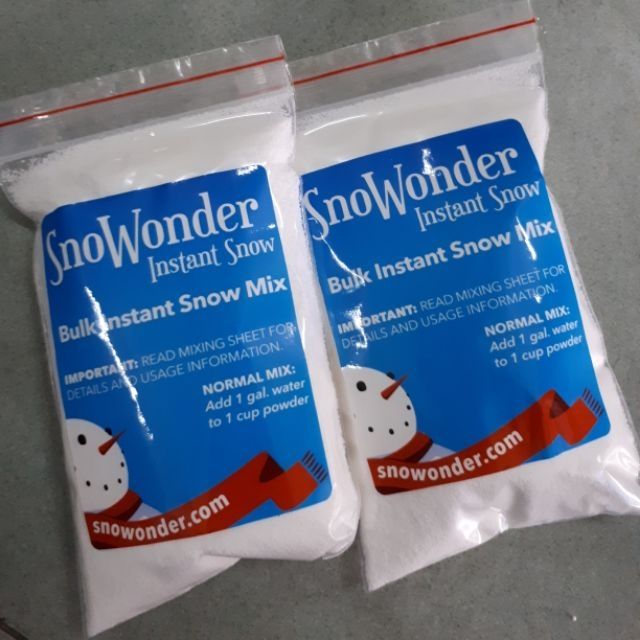 10G Tuyết Mỹ Snowonder loại chuẩn Nguyên Liệu Làm Slime ( ẢNH LÀ 90 GRAM )