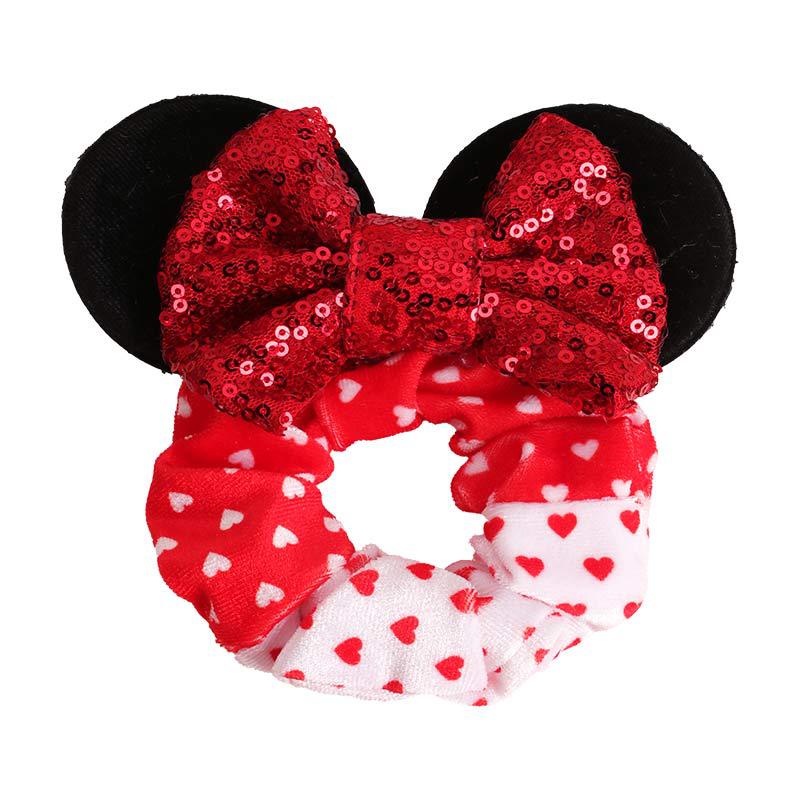 DISNEY Ns2 Dây Cột Tóc Đính Kim Sa Hình Mickey Minnie Dành Cho Bé Gái Chủ Đề Tiệc Tùng Công Viên Dự Tiệc Tùng