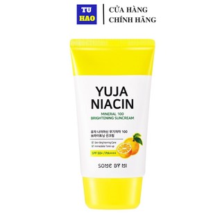 Kem Chống Nắng Nâng Tone Chiết Xuất Quả Thanh Yên Some By Mi Yuja Niacin Mineral 100 Brightening Suncream 50PA++++ 50ml