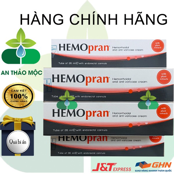 Kem Bôi Hemopran Giảm Ngứa Khu Vực Hậu Môn,Suy Giãn Tĩnh Mạch Chi Trên, Dưới