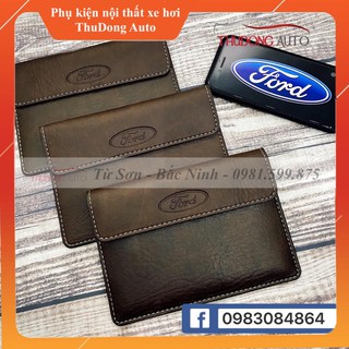 Ví đựng giấy tờ đăng ký đăng kiểm bảo hiểm trên xe ô tô