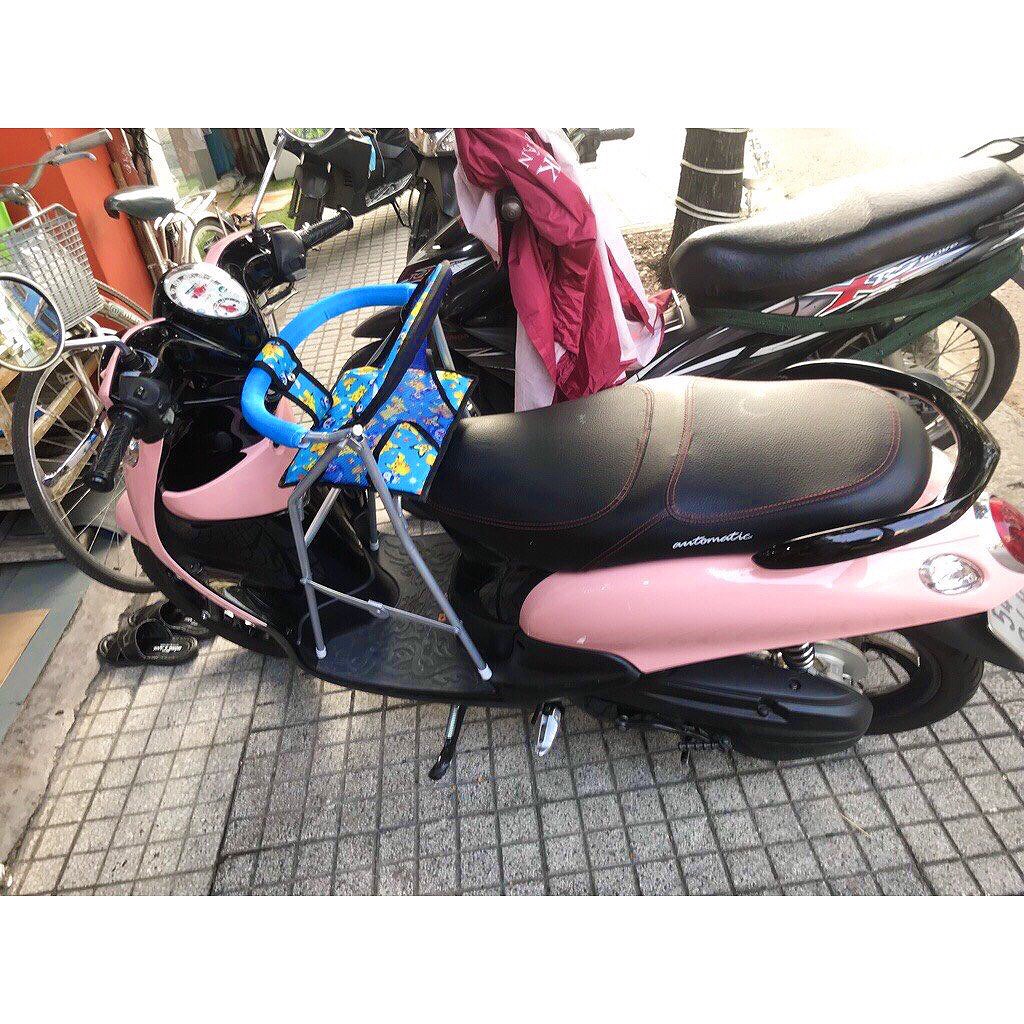 Ghế cho bé ngồi xe Vision,Mio,Click,Vario,Luvias,Janus , ghế ga xếp sắt sơn tĩnh điện
