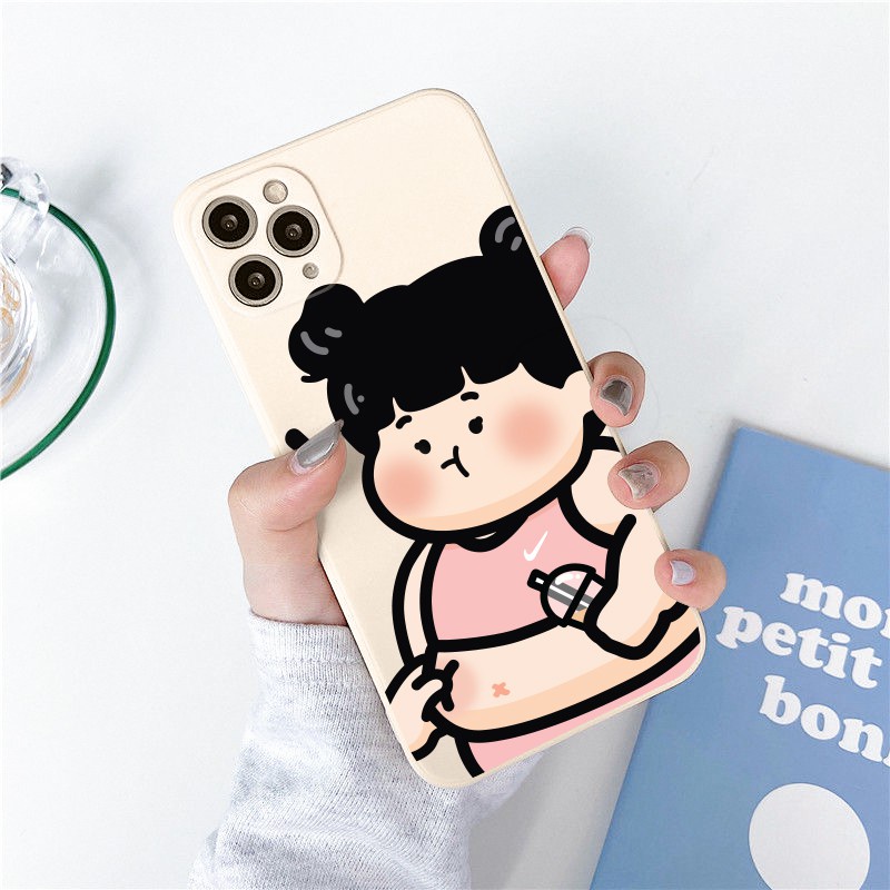 Ốp lưng iphone cạnh vuông ốp iphone fat couple 6/6plus/6s/6splus/7/7plus/8/8plus/x/xr/xs/11/12/pro/max/plus/promax E93