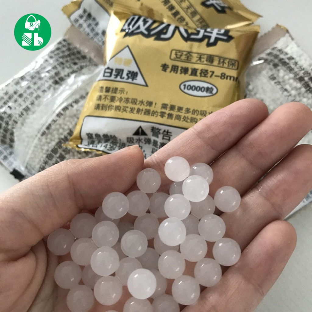 Gói 10.000 hạt tinh thể ngâm nước GOLD trồng cây trang trí bể cá kích cỡ 7mm 8mm