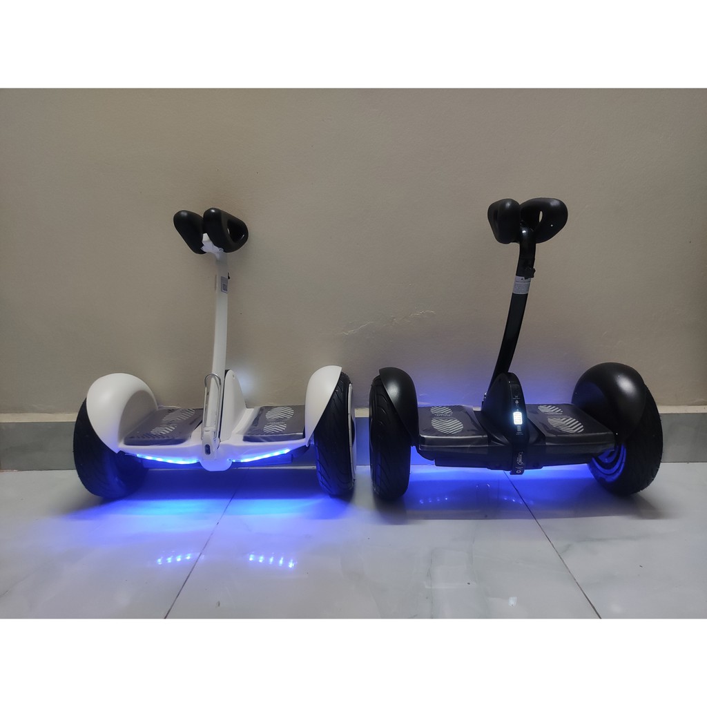 [Ảnh Thật] Xe Điện Cân Bằng 10 inch Mini Scooter  Kết nối Bluetooth ☣️Chế độ đèn LED thông minh chuyển hướng đổi màu