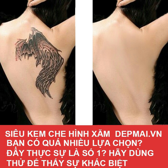 Kem Che Hình Xăm, Khuyết Điểm cover up Tattoo 30g