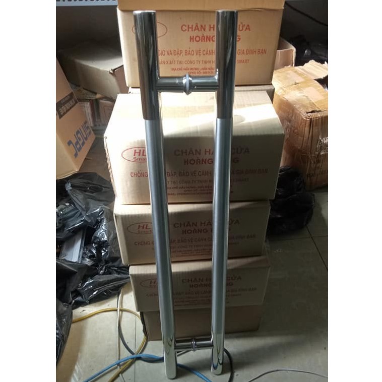 Tay Nắm Cửa Kính Thủy Lực Tay Kéo Cửa dài 80cm tâm 60cm