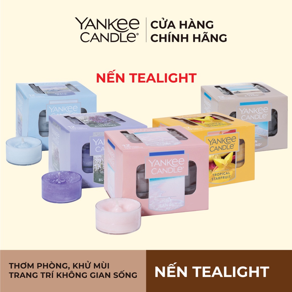 Nến Tealight Yankee Candle (hộp 12 nến/1 mùi)