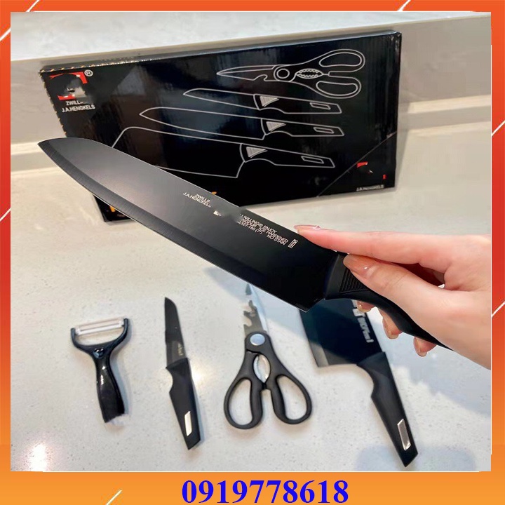 Set 5 dao kéo thép không gỉ zwilling