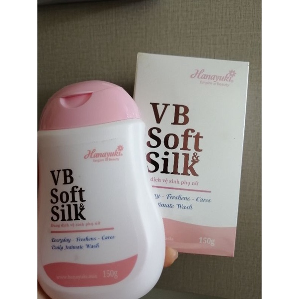 combo 10 Dung dịch vệ sinh hanayuki hồng VB soft&amp;silk giá rẻ