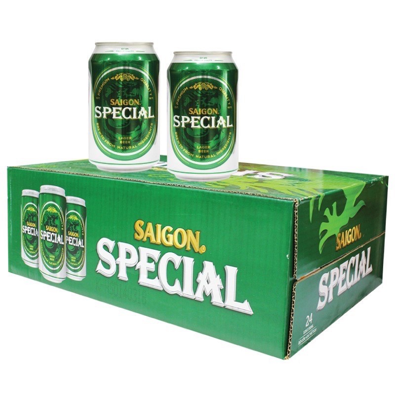 Thùng 24 Lon Bia SÀI GÒN Special 330ml