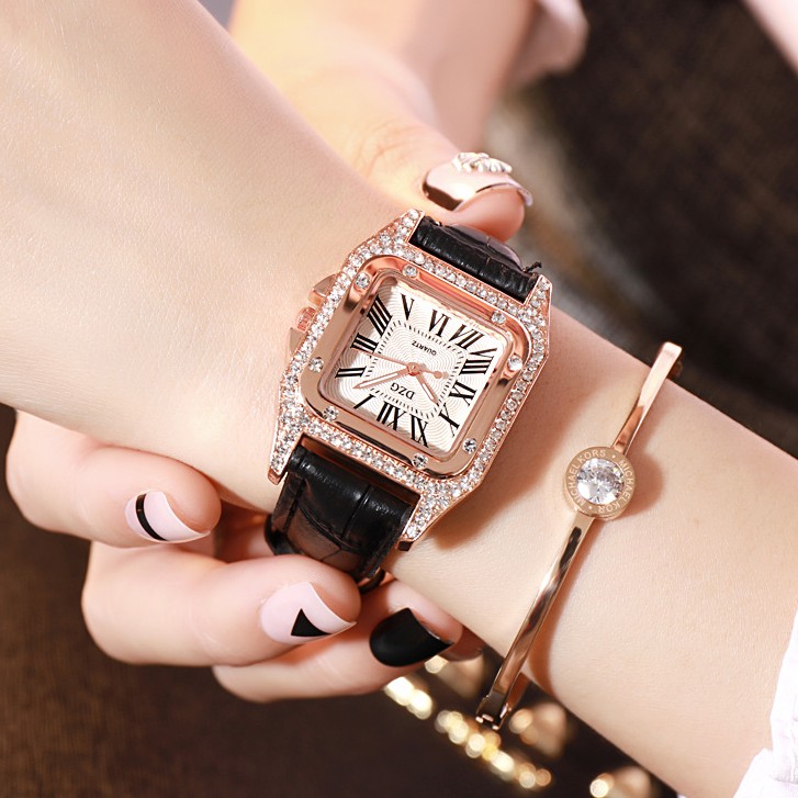 Đồng hồ nữ Z02 mặt vuông cá tính kiểu dáng thời trang | BigBuy360 - bigbuy360.vn
