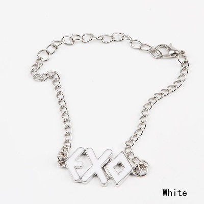 Lắc tay hợp kim mặt chữ EXO thời trang cho nam nữ