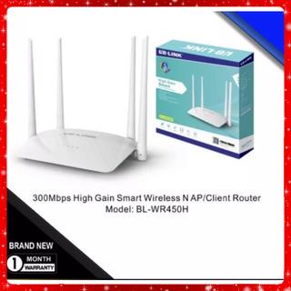 Bộ phát sóng wifi 4 râu LB LINK [ GIÁ HỦY DIỆT] Bộ thu sóng wifi WR450H - Hàng chính hãng bảo hành 24 tháng !