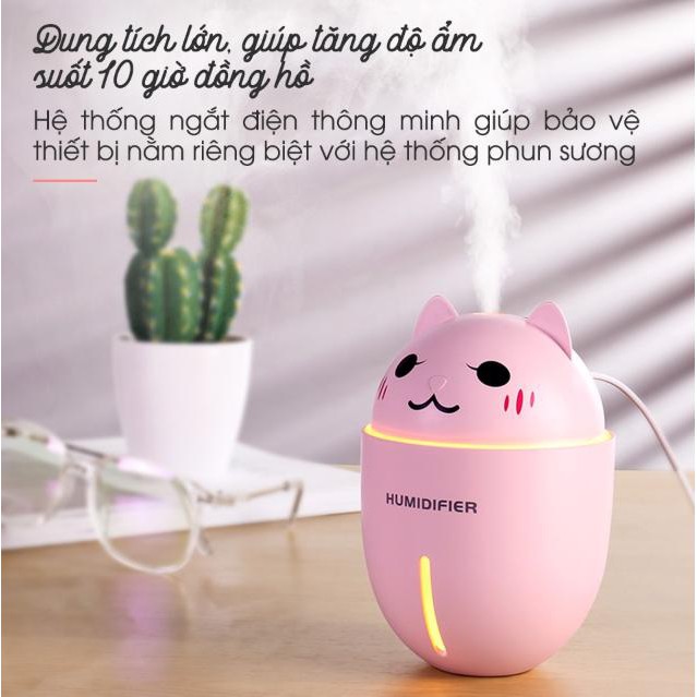 Mèo con tạo sương HUMIDIFIER - Home and Garden