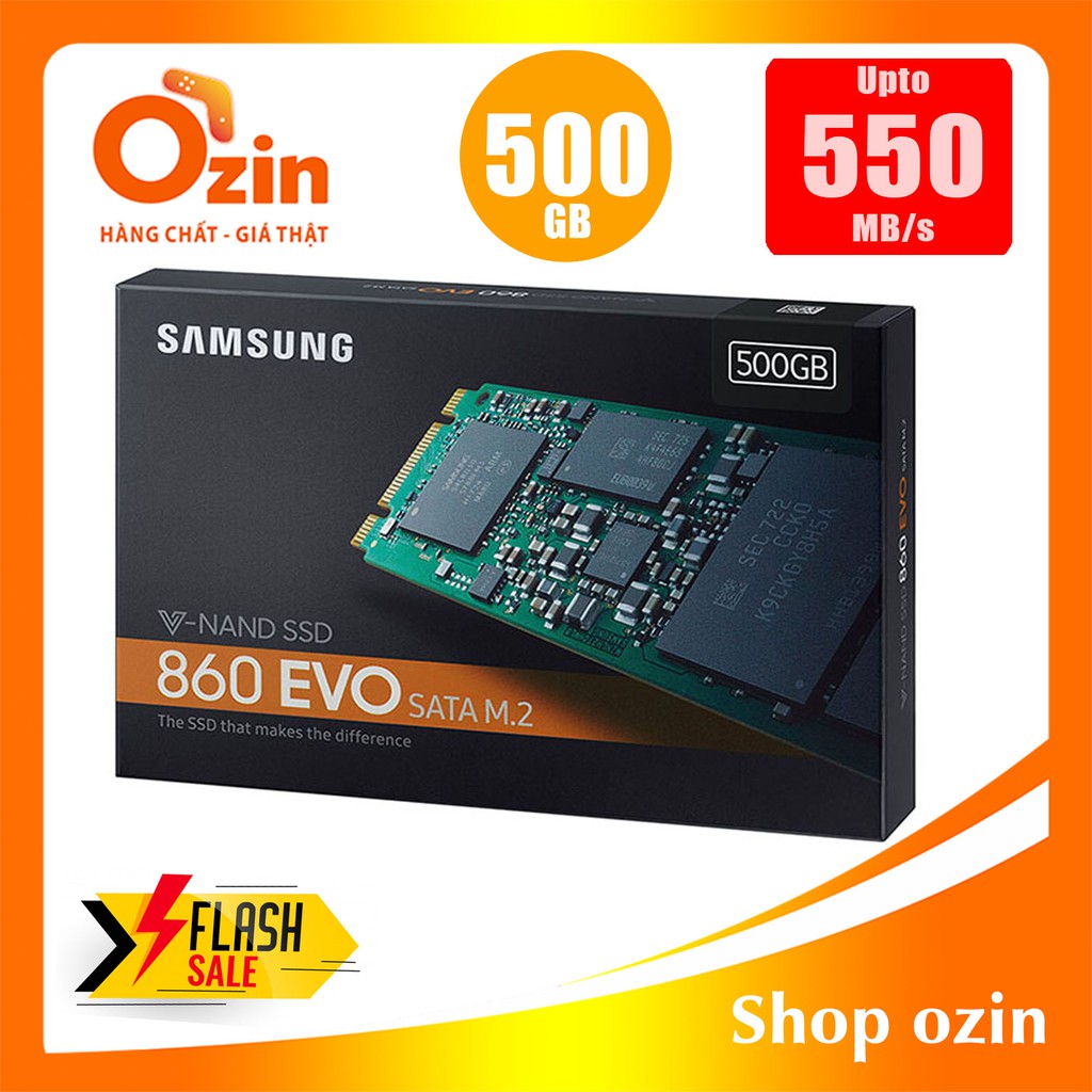 [RẺ VÔ ĐỊCH] Ổ cứng SSD samsung 500GB 250GB 860 Evo M.2 SATA(New version)