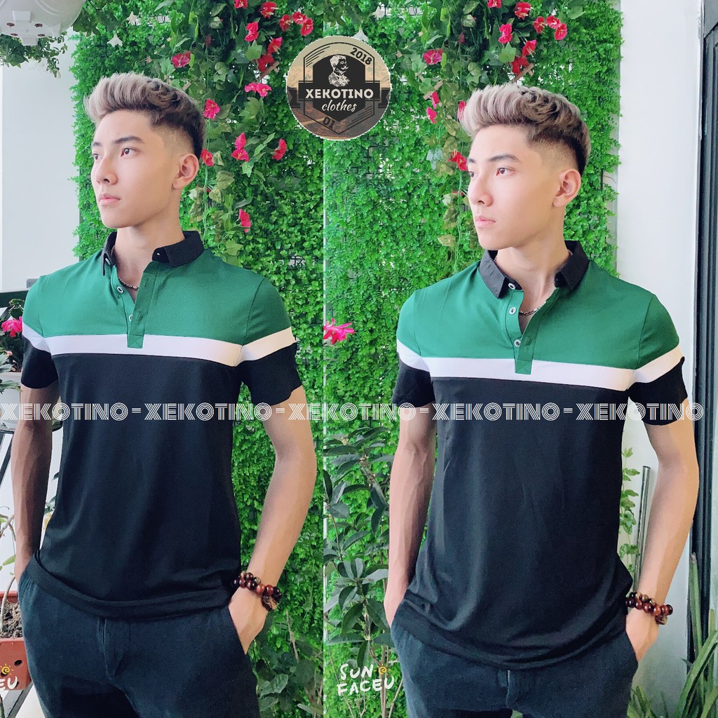 ❤ Áo thun Polo nam ❤ Chất Vải Cá Sấu Co giãn tốt , Áo Polo nam Cổ Bẻ Ngắn Tay  Lịch lãm, Trẻ Trung XEKOTINO | BigBuy360 - bigbuy360.vn