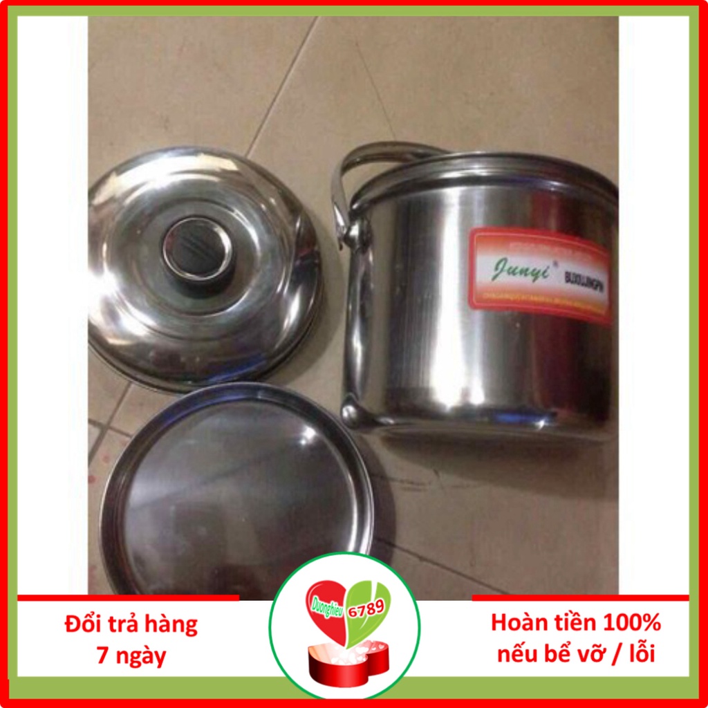 Cặp Lồng Inox Giá Rẻ Tem Đỏ ( 1 Ngăn To + 1 Ngăn Nhỏ) - Duonghieu6789