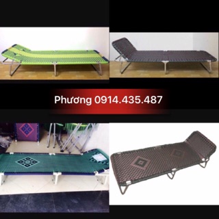 Giường gấp khung sắt sơn 🎊🎊🎊
