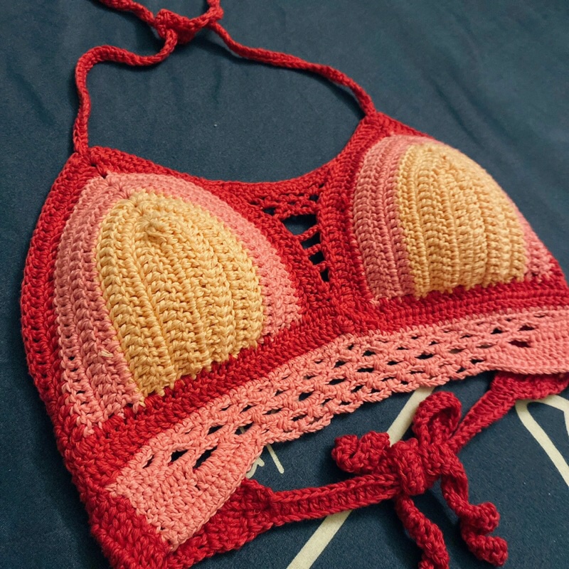 Áo bikini len móc 😍😍
