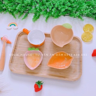 bộ sứ hình quả đào