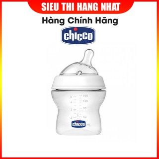 Bình sữa Chicco 150ml núm nghiêng Pisa Natural Feeling 0M+