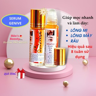 (HOT)👍 Serum Mọc Dày Mi, Lông Mày, Râu Genive + Tặng 1 Mask