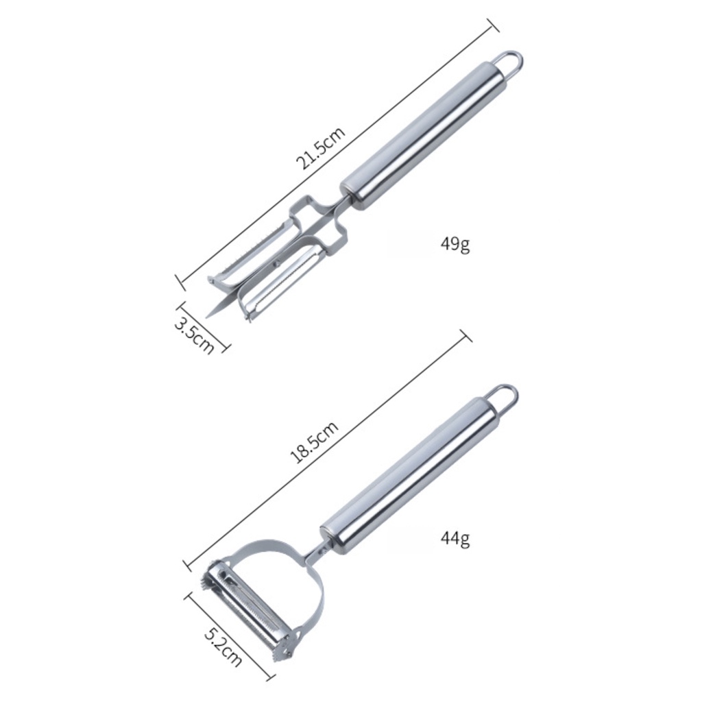 Dụng Cụ Tỉa, Gọt Vỏ Rau Củ Trái Cây Bằng Thép Không Gỉ Siêu Sắc Bén/Siêu Bền