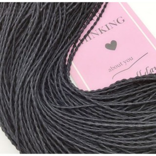 (p140-2) bó 5-10 met dây thun mềm 2.5mm làm dây cột tóc (kiểu hạt lúa)