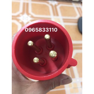 Phích cắm ,ổ cắm công nghiệp PCE 3 pha 4 chân 32A made in ustria