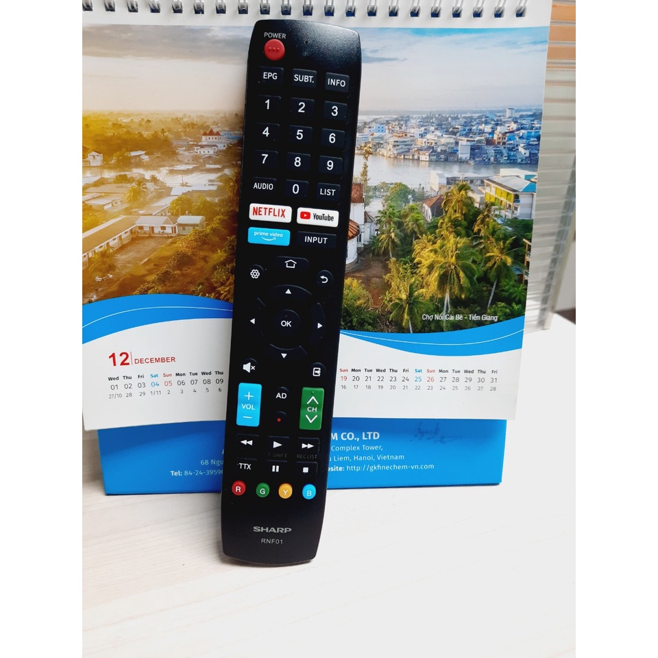 Remote Điều khiển tivi Sharp Smart TV- Hàng chính hãng mới 100% Tặng kèm Pin!!!