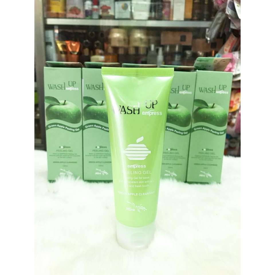 (120ml) GEL TẨY TẾ BÀO CHẾT, NGĂN NGỪA MỤN TINH CHẤT TÁO MIRA WASH UP EMPRESS PEELING GEL | BigBuy360 - bigbuy360.vn