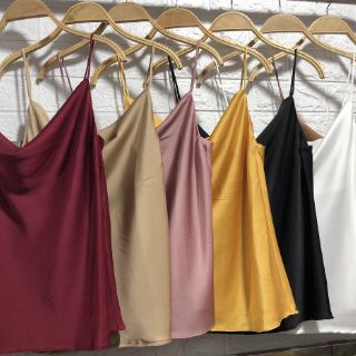 Áo 2 dây cổ đổ lụa loại 1