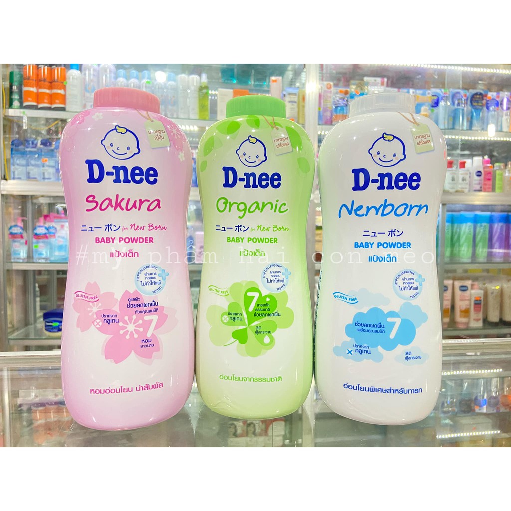 Phấn thơm em bé Dnee 380g