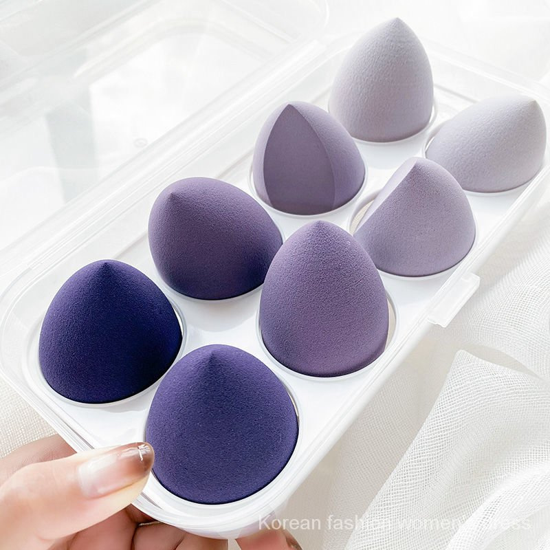 Cosmetic Egg Super Soft Smear-Proof Gourd Water Drop Oblique Cut Cushion Sponge Powder Puff Wet and Dry Dual-Use Makeup Makeup Tools