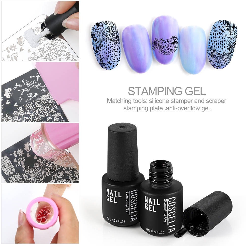[Hàng mới về] Lọ Gel Sơn Móng Tay Coscelia 7ml 5 Màu Sắc Tùy Chọn Trang Trí Nghệ Thuật