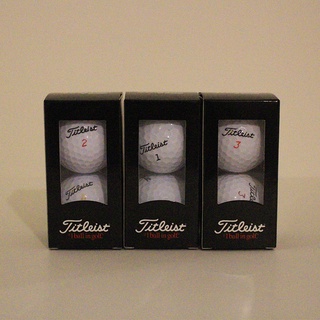 Bóng golf cũ titleist độ mới 90% - 95% [1 hộp 6 quả]